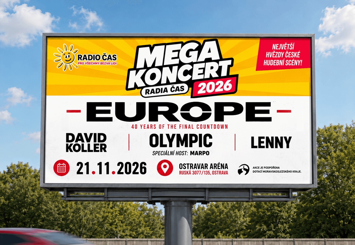Radio Čas   Mega koncert 2026 billboard
