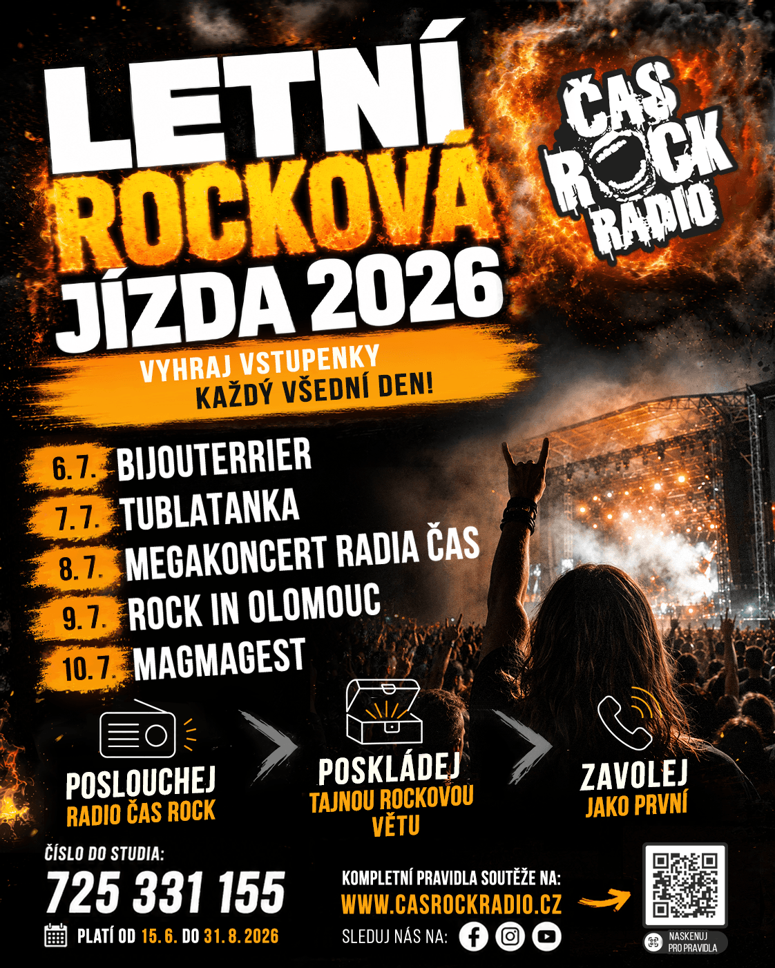 Čas Rock Radio   Letní rocková jízda 2026