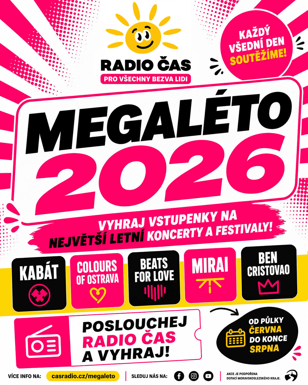Rádio Čas   Megaléto 2026