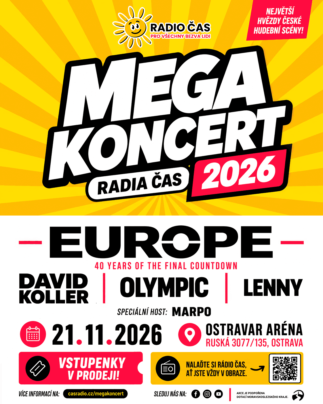 Radio Čas   Mega koncert 2026