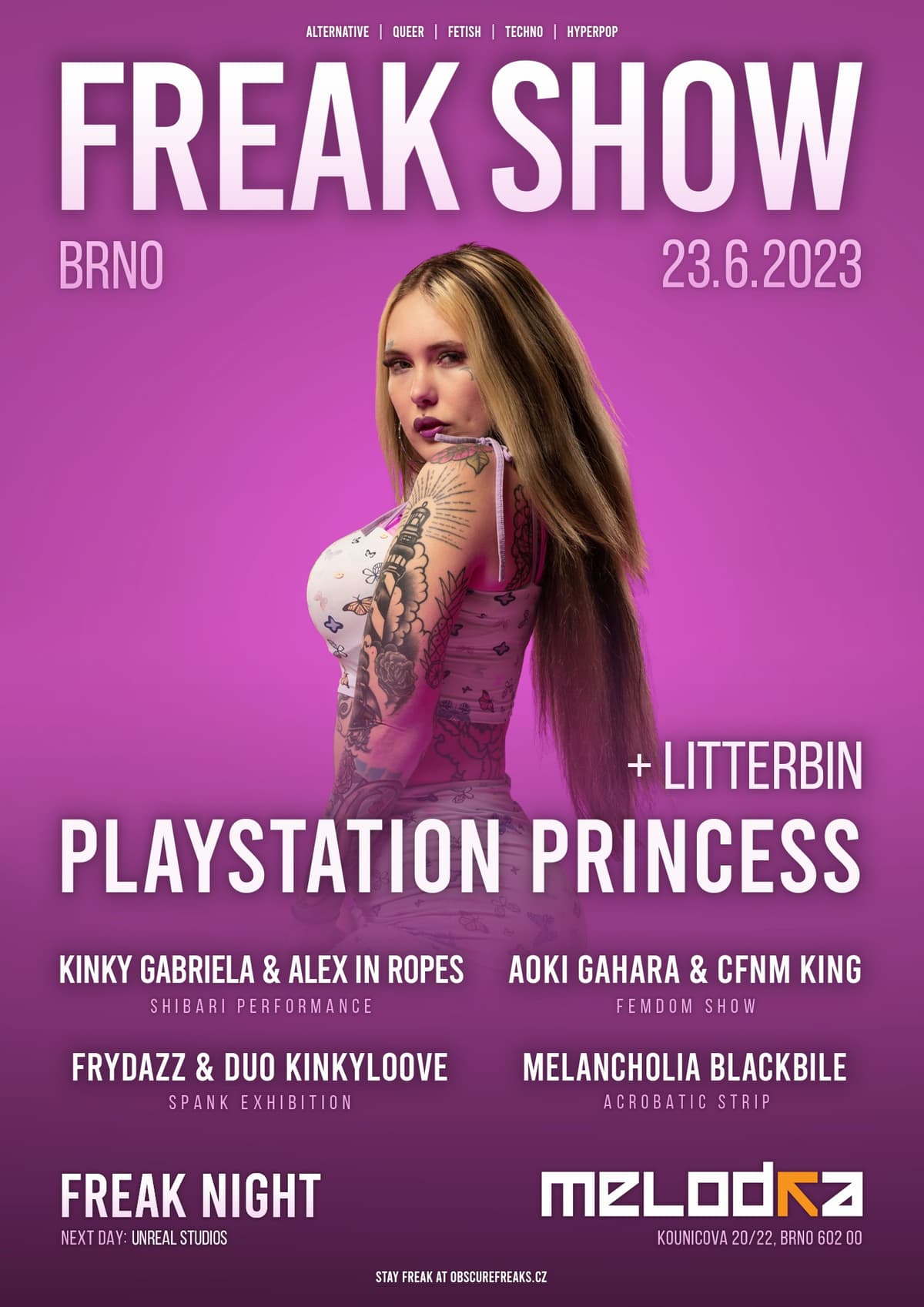 Plakát Freak Show 2023