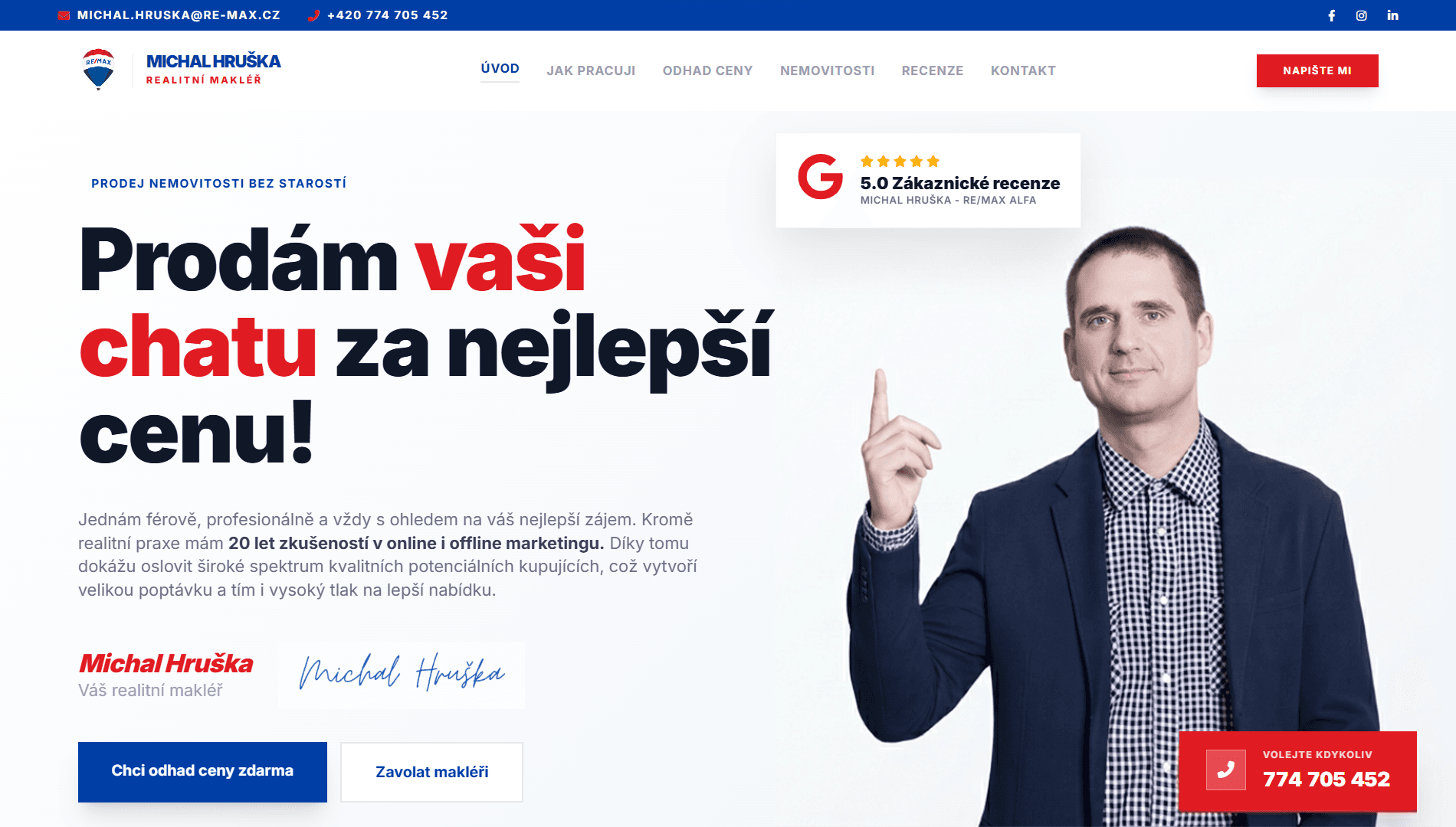 Náhled studie Reality Hruška