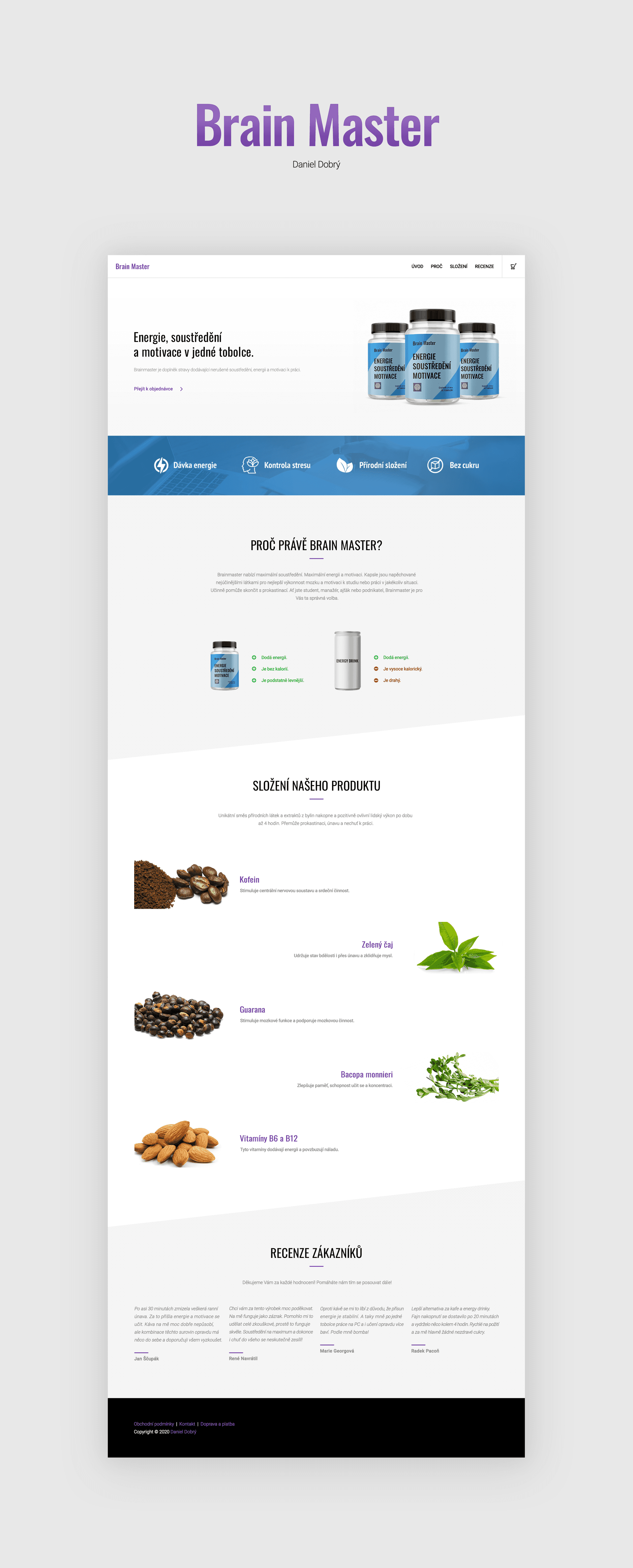 Brain Master – Kompletní vizuální identita a redesign webu – ukázka 2