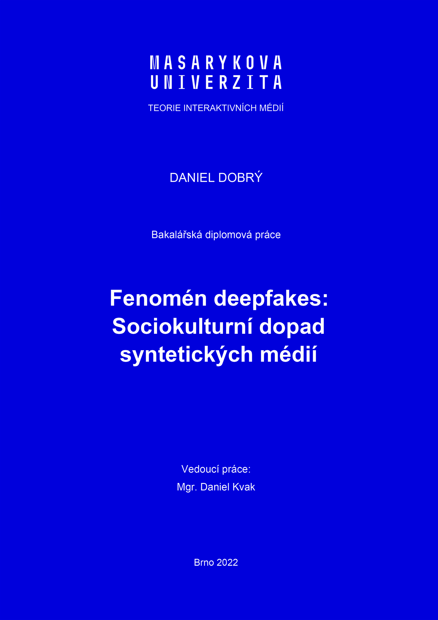 Bakalářská práce